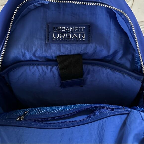 Urban Expressions cobalt blue backpack - Picture 6 of 7